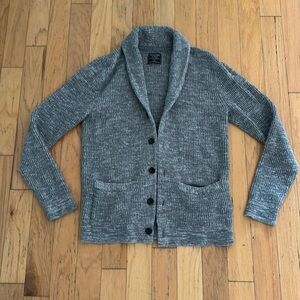 Abercrombie & Fitch | Gray Marled | Shawl Collar Cardigan | Men’s Size S